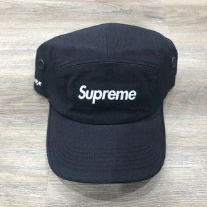 Supreme Brushed Cordura Camp Cap Black (FW22)